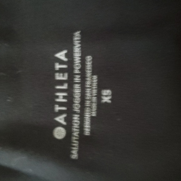 Athleta Salutation Jogger In Powervita Size Extra Small Black Soft Highrise - Picture 10 of 15